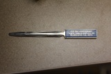 Vintage Advertising Letter Opener