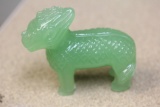 Chinese Green Glass Kylin
