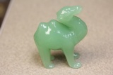 Chinese Green Glass Camel