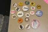 Lot of Vintage Railroad Pins and Buttons