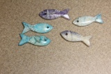 Lot of 5 Fish Pendants