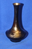 Mixed Metal Japanese Vase