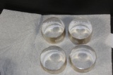 Set of 4 Sterling Napkin Rings