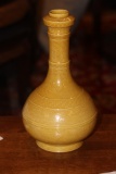 Signed Chinese Yellow Vase