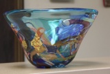 Large Art Glass Bowl