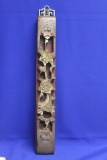 Old Carved Wood Wall Panel