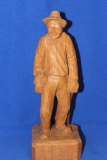Signed Wooden Sculpture