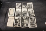 Lot of 10 Black and White miniature Photographs