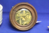 Old Round Wooden Frame