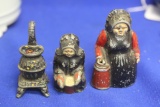 Lot of 3 Cast Iron Articles