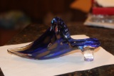 Millifiori Style Art Glass Shoe