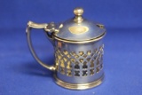 Silverplated Reed and Barton Mustard Jar?