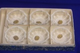 Set of 6 Bohemian Salt Cellers