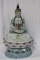 A Chinese Kwan Yin on a Lotus Pedestal
