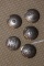 Native American Sterling Top Button Covers