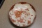 Antique Japanese Kutani Red Shallow Bowl