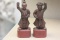 Lot of Two old Wood Figurines