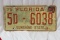 A 1975 Florida License Plate