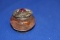 An Oriental Glass and Metal Trinket Box