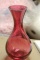 Cranberry Red Vase
