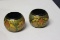 Lot of 2 Lacquer Napkin Rings