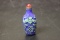 A Chinese Peking Glass Overlay Snuff Bottle