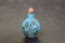 A Chinese Peking Glass Overlay Snuff Bottle