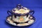 A Japanese Sugar Container with Undertray