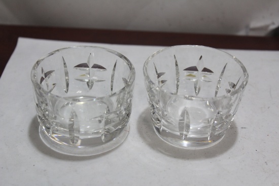 Set of Two Cut Glass Salt Cellars?