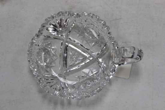 An American Brilliant Period Cut Glass Nappie