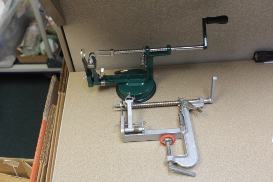 Lot of 2 Vintage Apple Peeler