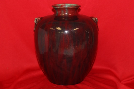 A Japanese Awaji Pottery Jar with Handles