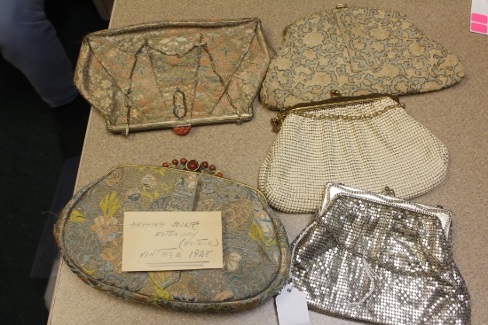 Lot of 5 Vintage Purses, Handbag