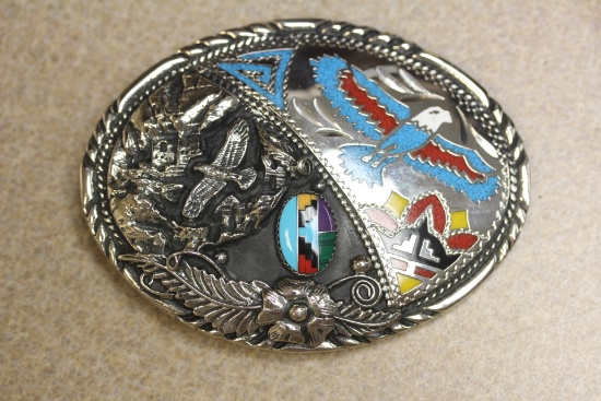 Silverplate Belt Buckle