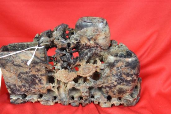 A Vintage Chinese Soap Stone