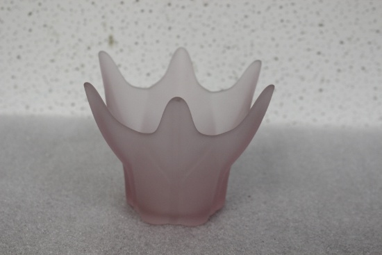 A Satin Glass Decanter