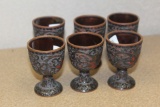 Set of 6 Enamel Cups
