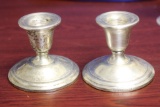 A Pair of International Sterling Candlesticks