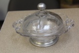 Sterling Rim and Top Cover Dish