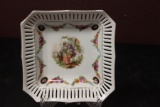 A German Reticulated Square Tray