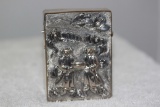 Chinese Sterling Silver Export Box Marked China