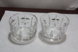 Set of Two Cut Glass Salt Cellars?