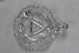An American Brilliant Period Cut Glass Nappie