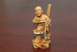 A Nicely Carved Vintage Bone Figurine