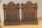 Bradley and Hubbard Bookends