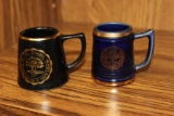 Lot of 2 Vintage Miniature Stein/Mug