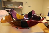 Signed Artglass Bowl