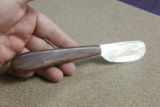 Mother of Pearl and Wooden butter knife(?)