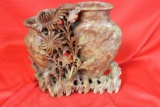 A Vintage Soap Stone Vase