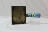 A Cloisonne Handle Crumb Holder
